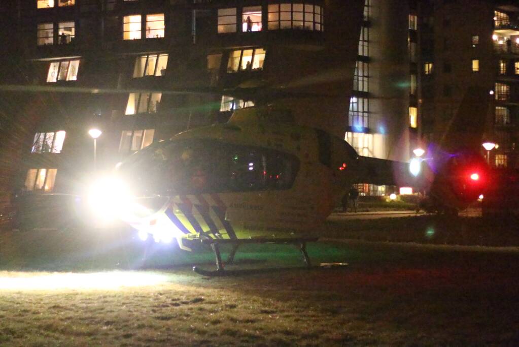 Traumahelikopter ingezet voor incident in woning