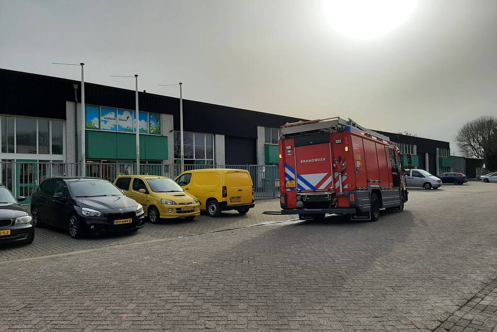 Brand in unit bedrijfsverzamelgebouw