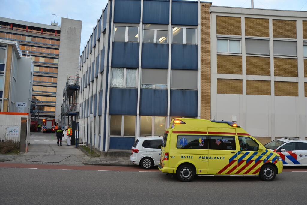 Lekkage van gevaarlijke stof bij campina laboratorium