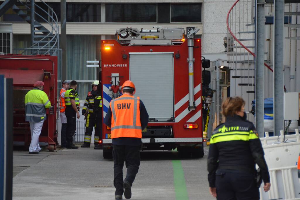 Lekkage van gevaarlijke stof bij campina laboratorium