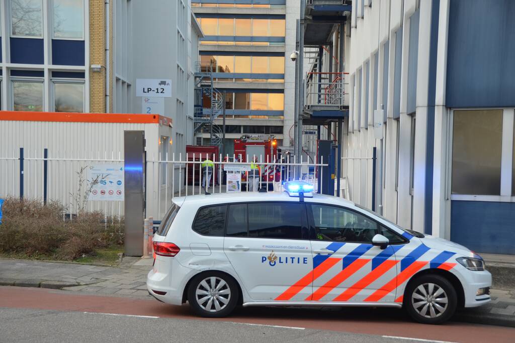 Lekkage van gevaarlijke stof bij campina laboratorium