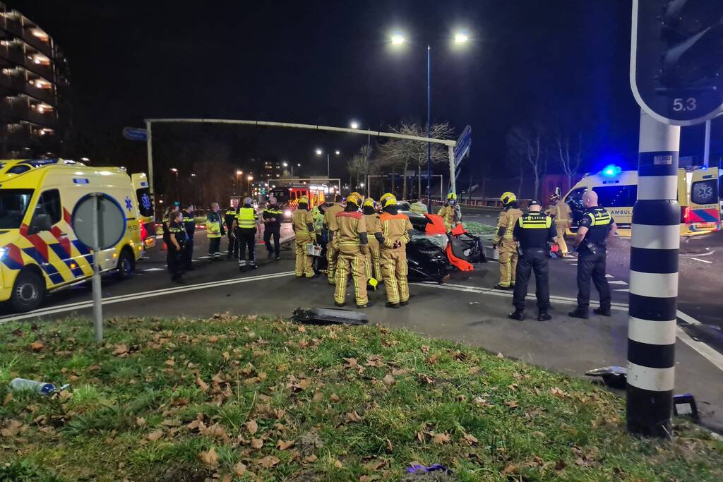 Drie gewonden bij ernstig ongeval