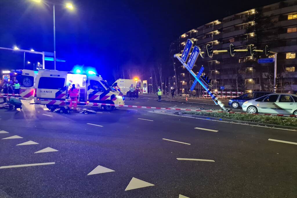 Drie gewonden bij ernstig ongeval