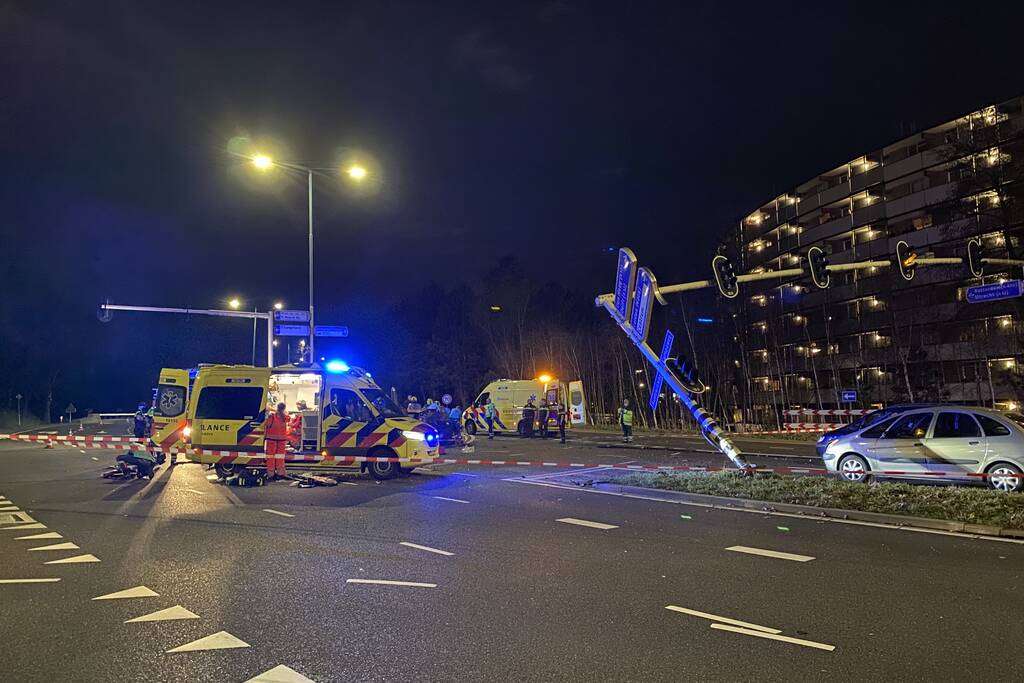 Drie gewonden bij ernstig ongeval