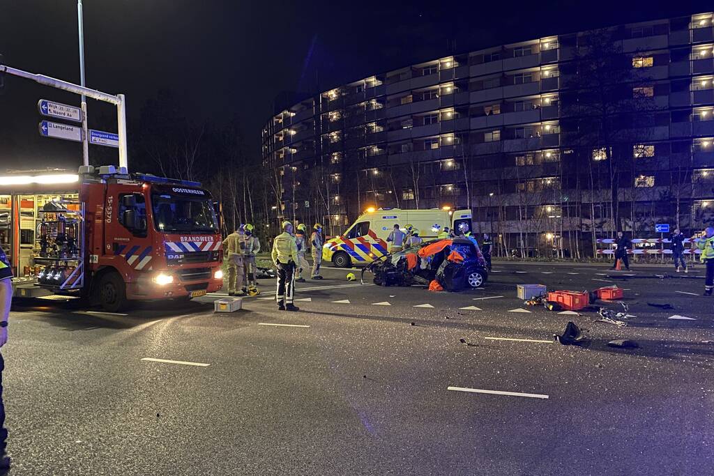 Drie gewonden bij ernstig ongeval