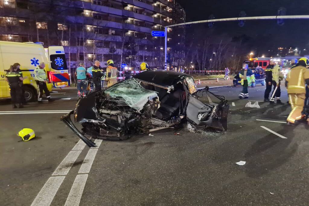 Drie gewonden bij ernstig ongeval