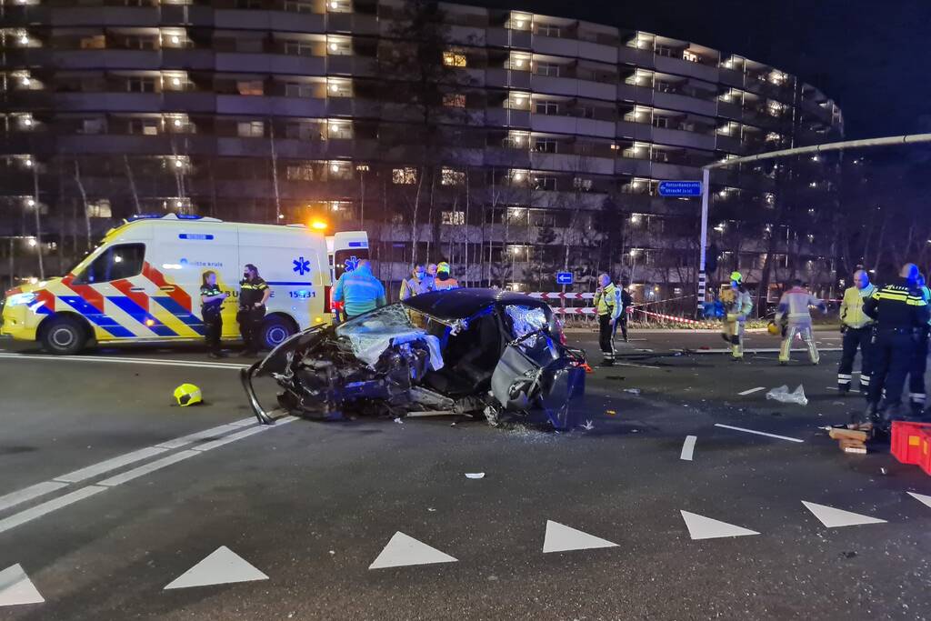 Drie gewonden bij ernstig ongeval
