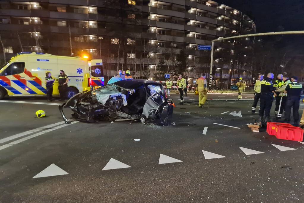 Drie gewonden bij ernstig ongeval