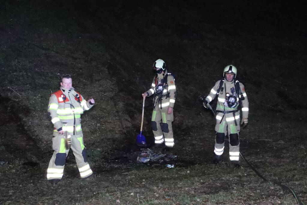 Handhaving ontdek buitenbrand