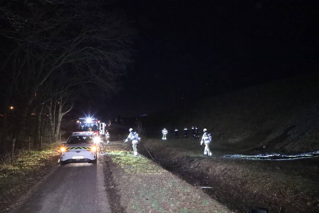 Handhaving ontdek buitenbrand