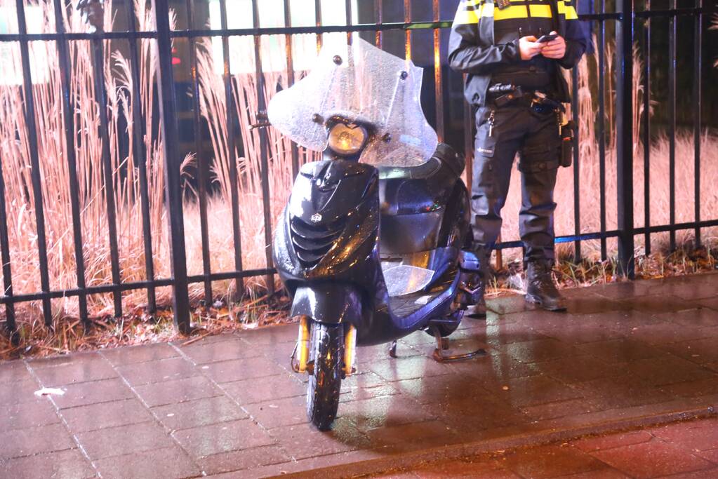 Gewonden bij ongeval tussen scooter en fietser