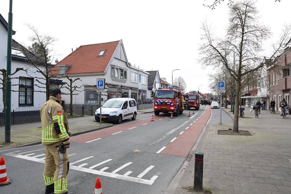 Gaslekkage bij restaurant