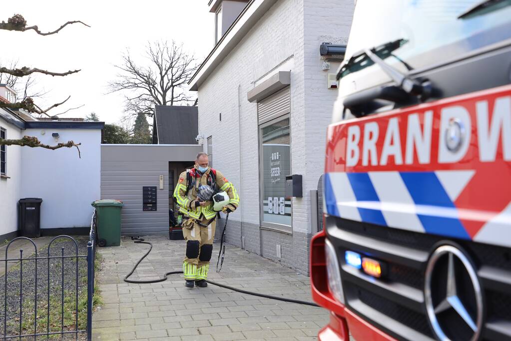 Gaslekkage bij restaurant