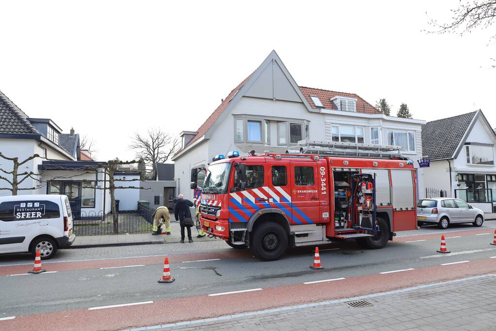 Gaslekkage bij restaurant