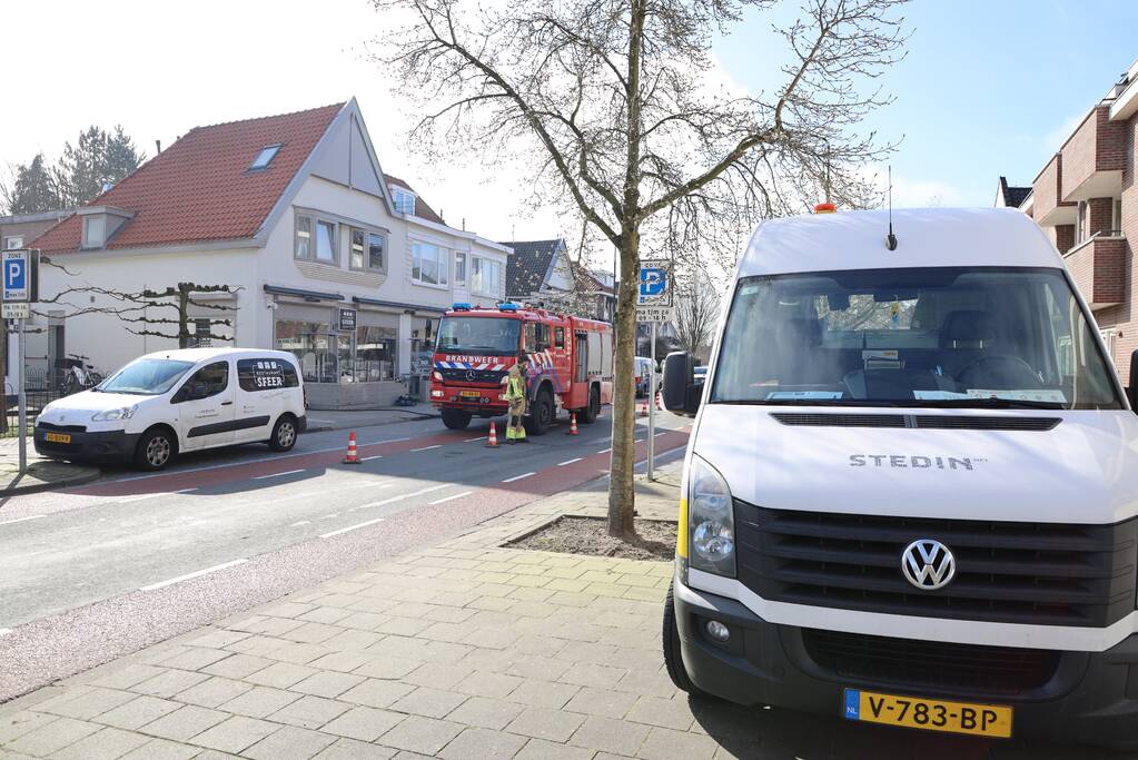 Gaslekkage bij restaurant