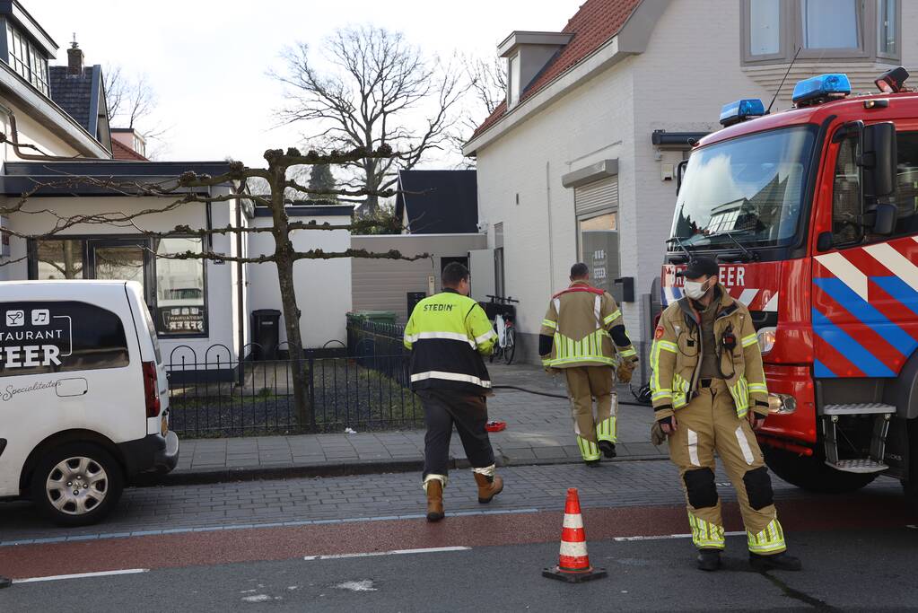 Gaslekkage bij restaurant