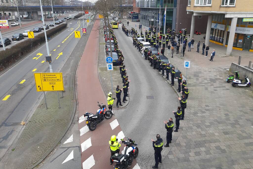Erehaag voor ernstig zieke agent
