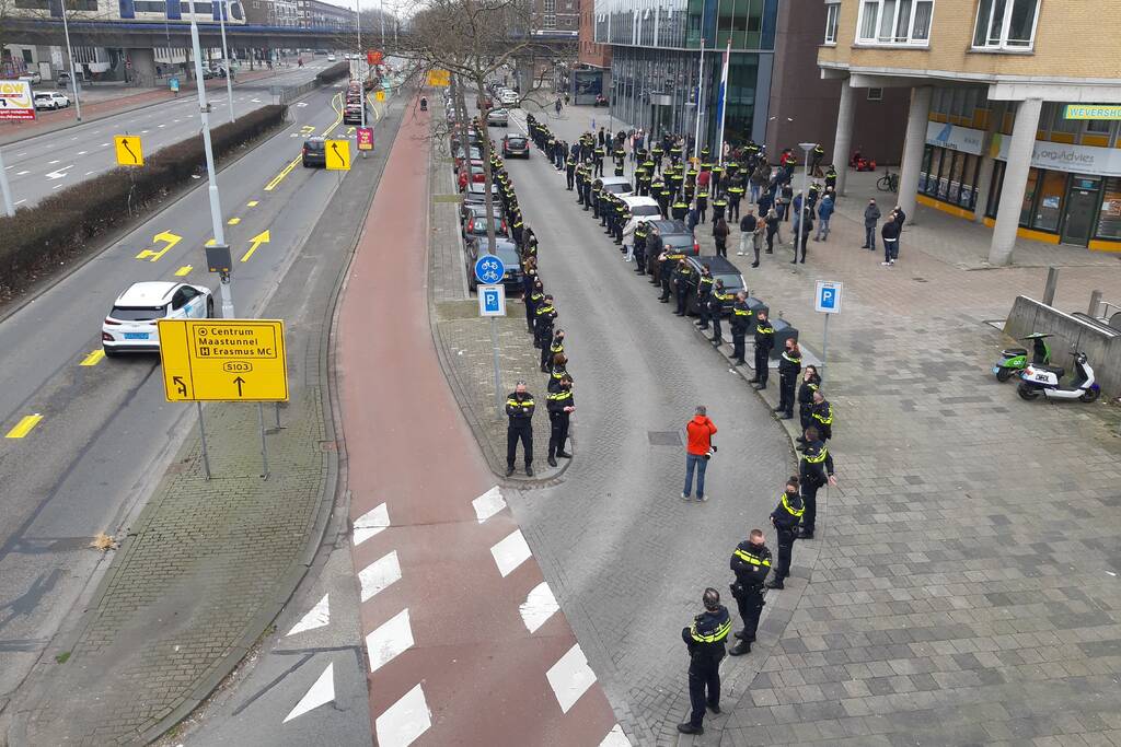Erehaag voor ernstig zieke agent