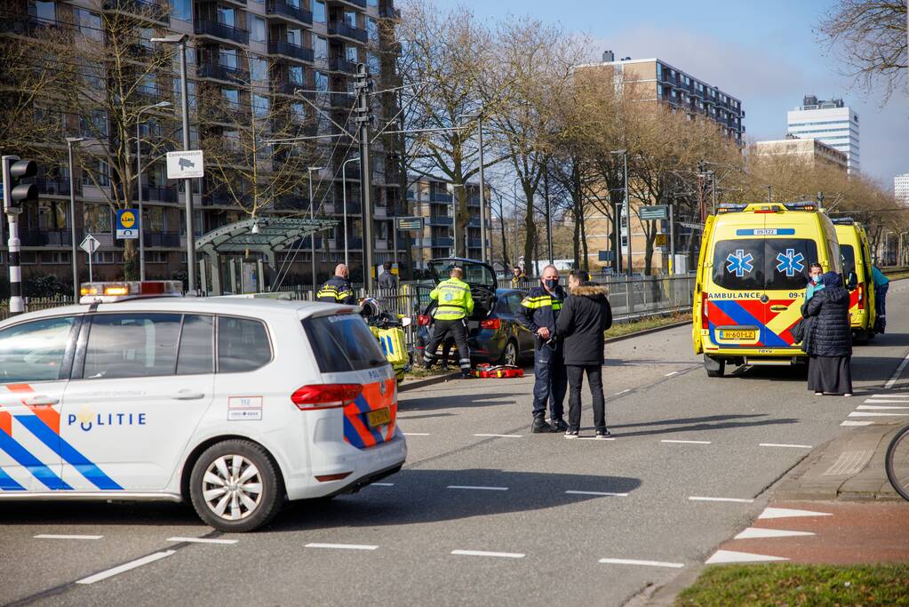 Gewonden bij verkeersongeval met scooter