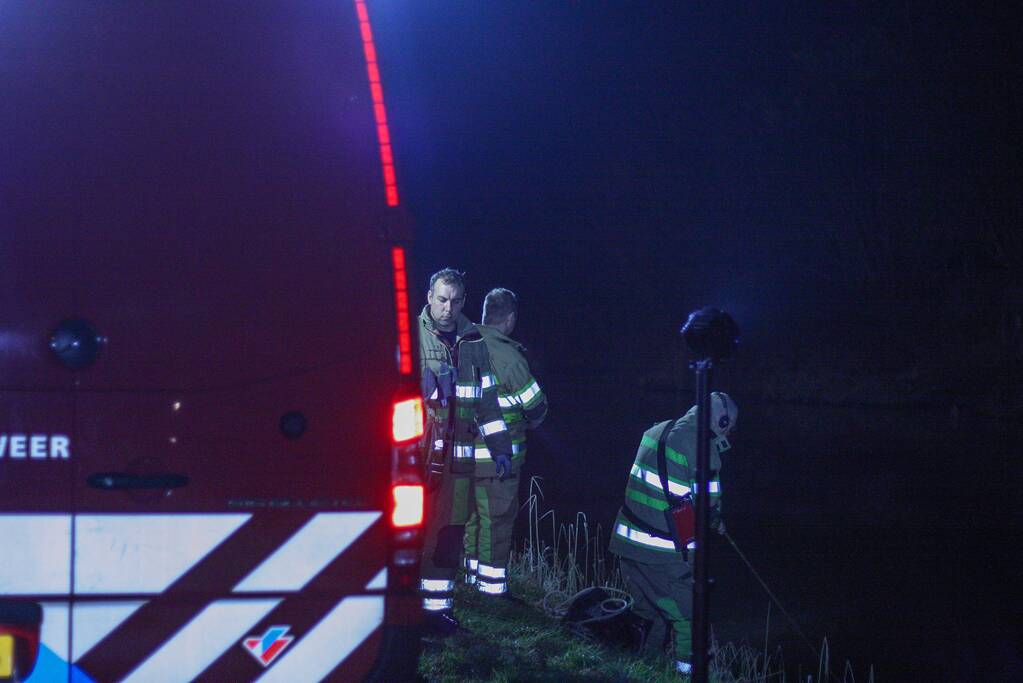 Zoekactie naar te water geraakte persoon