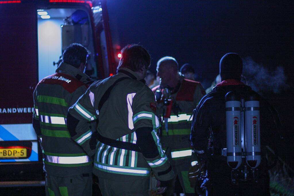 Zoekactie naar te water geraakte persoon
