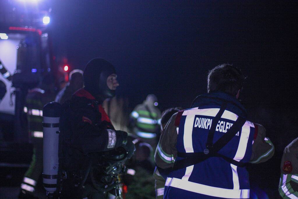 Zoekactie naar te water geraakte persoon