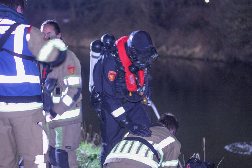 Zoekactie naar te water geraakte persoon