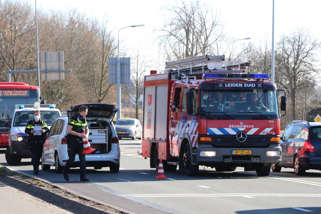 Meerdere voertuigen betrokken bij ongeval