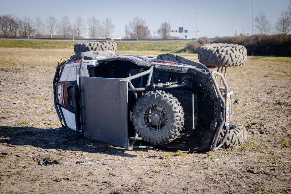 Persoon raakt gewond na ongeval met terreinbuggy