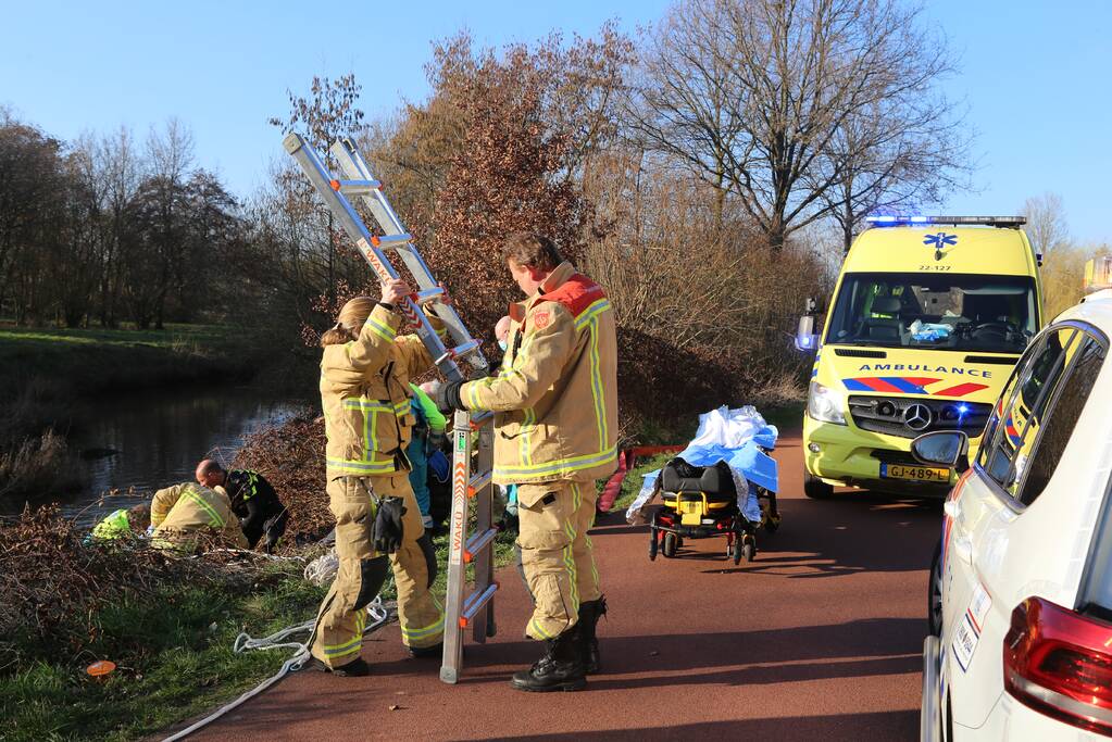 Man gewond na te water raken met scootmobiel