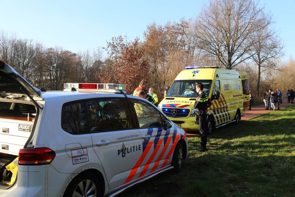 Man gewond na te water raken met scootmobiel