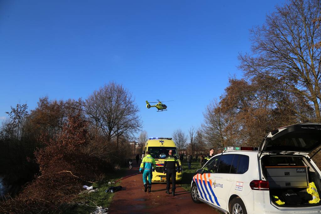 Man gewond na te water raken met scootmobiel