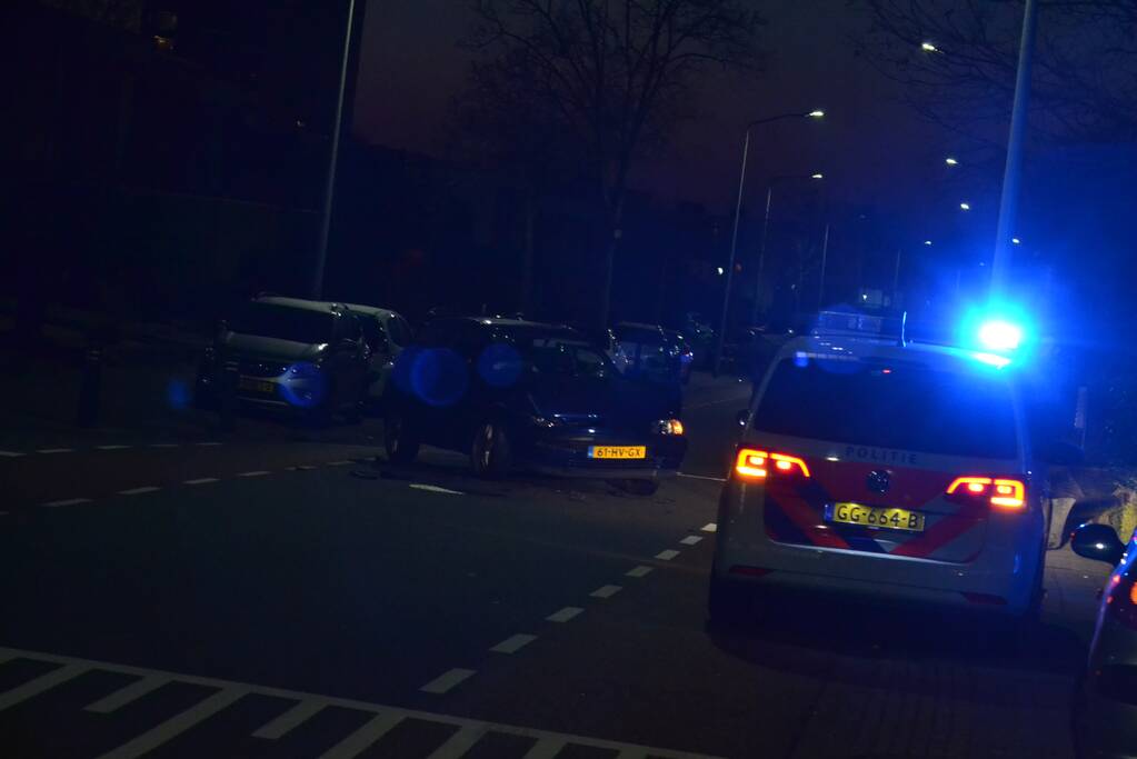 Veel schade bij frontale botsing