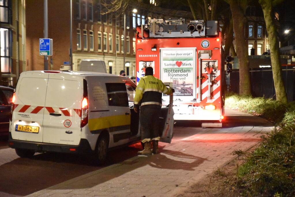 Brandweer ingezet voor gaslekkage