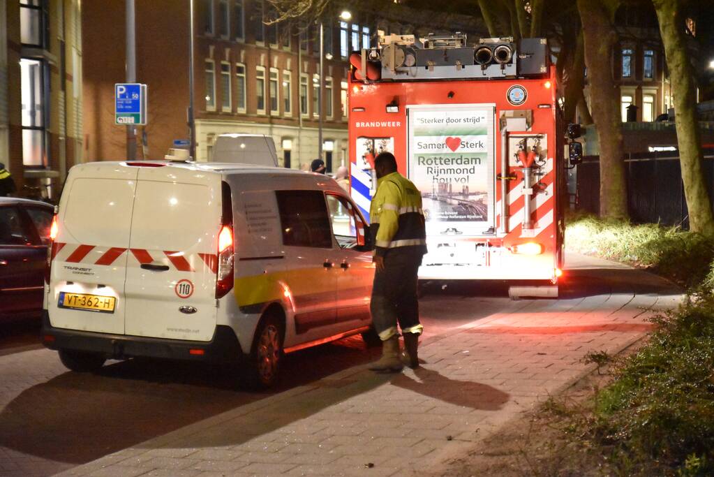 Brandweer ingezet voor gaslekkage