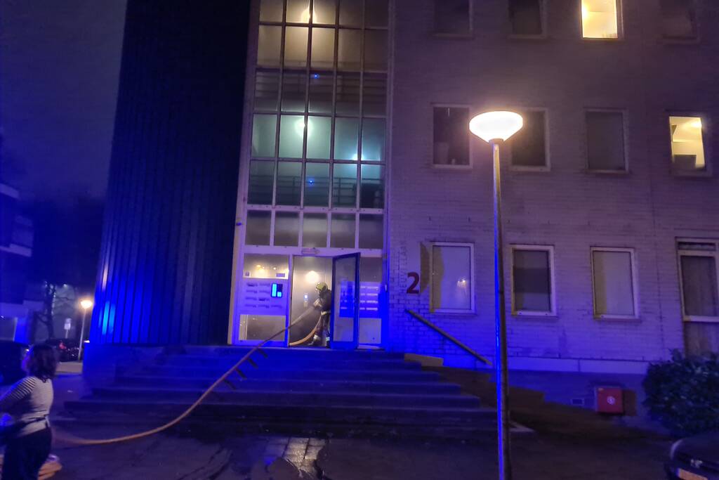 21 appartementen ontruimd door brand in kelder