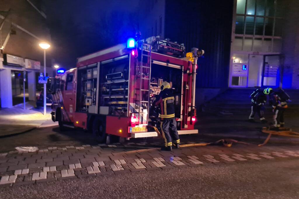 21 appartementen ontruimd door brand in kelder