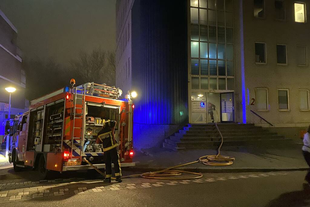 21 appartementen ontruimd door brand in kelder