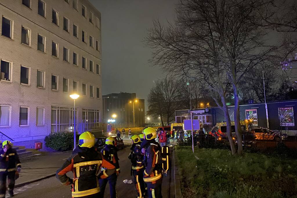 21 appartementen ontruimd door brand in kelder
