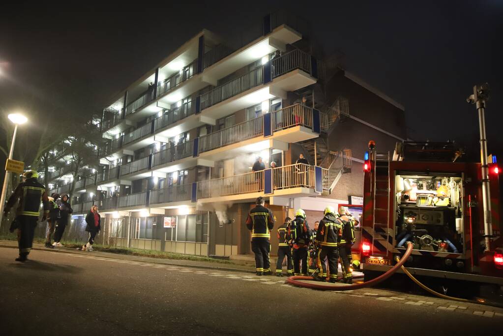 21 appartementen ontruimd door brand in kelder