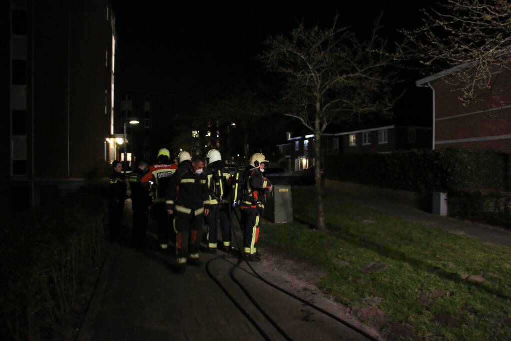 Vuurwerkresten geblust door brandweer