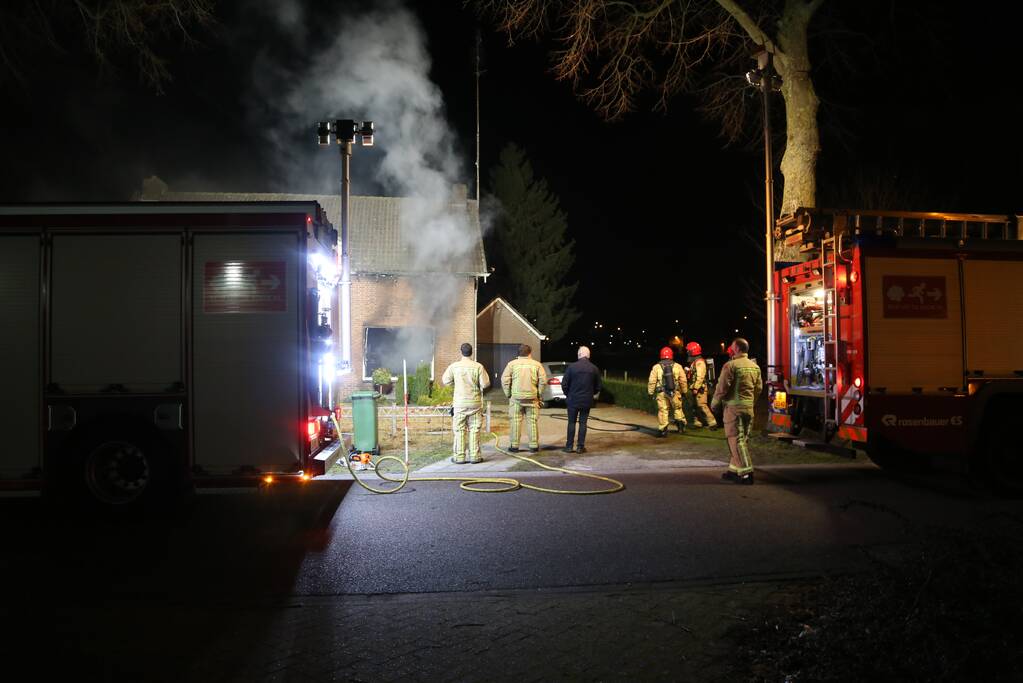 Woning onbewoonbaar na woningbrand
