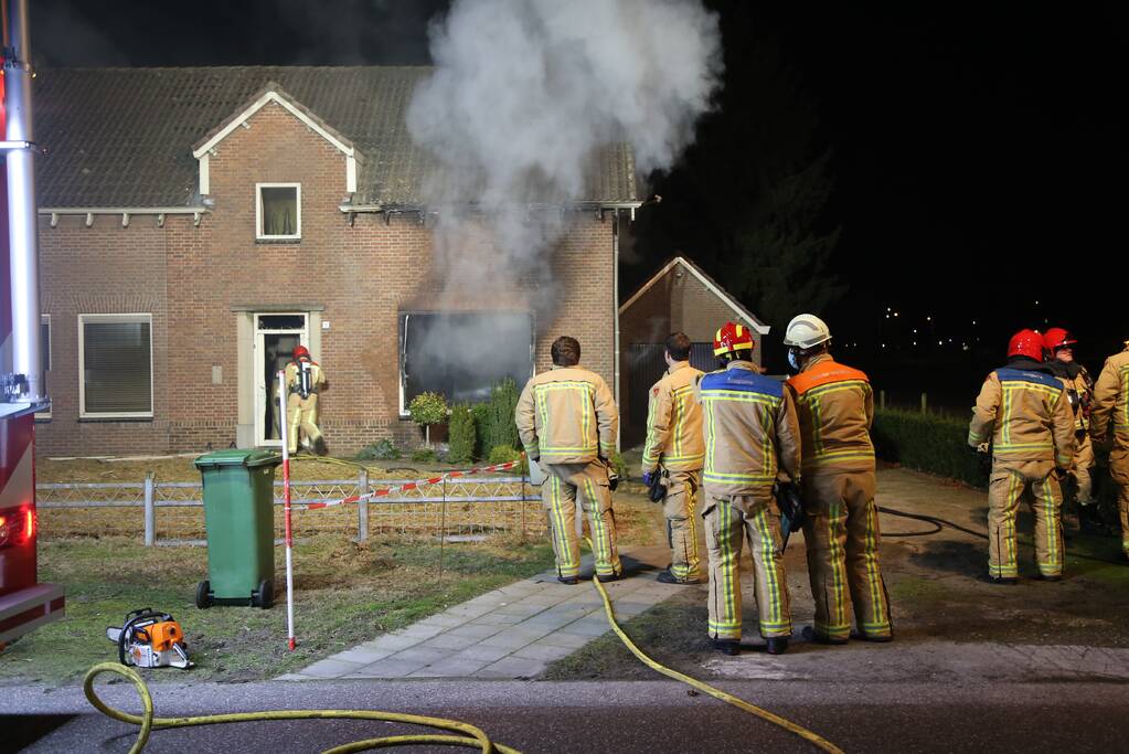 Woning onbewoonbaar na woningbrand