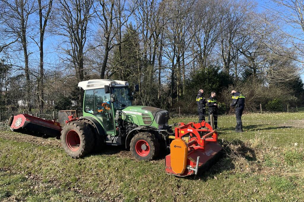 Traumahelikopter landt voor ernstig incident op boerenterrein