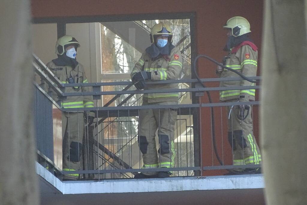 Onderzoek naar gaslucht in flat