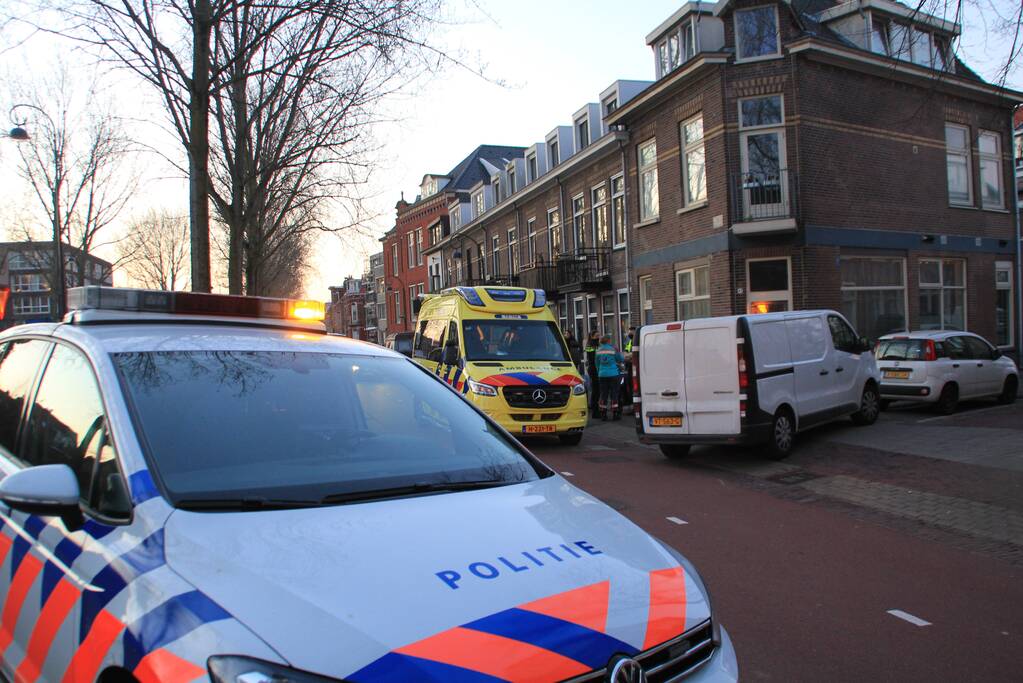 Ongeval tussen scooter en bestelbus