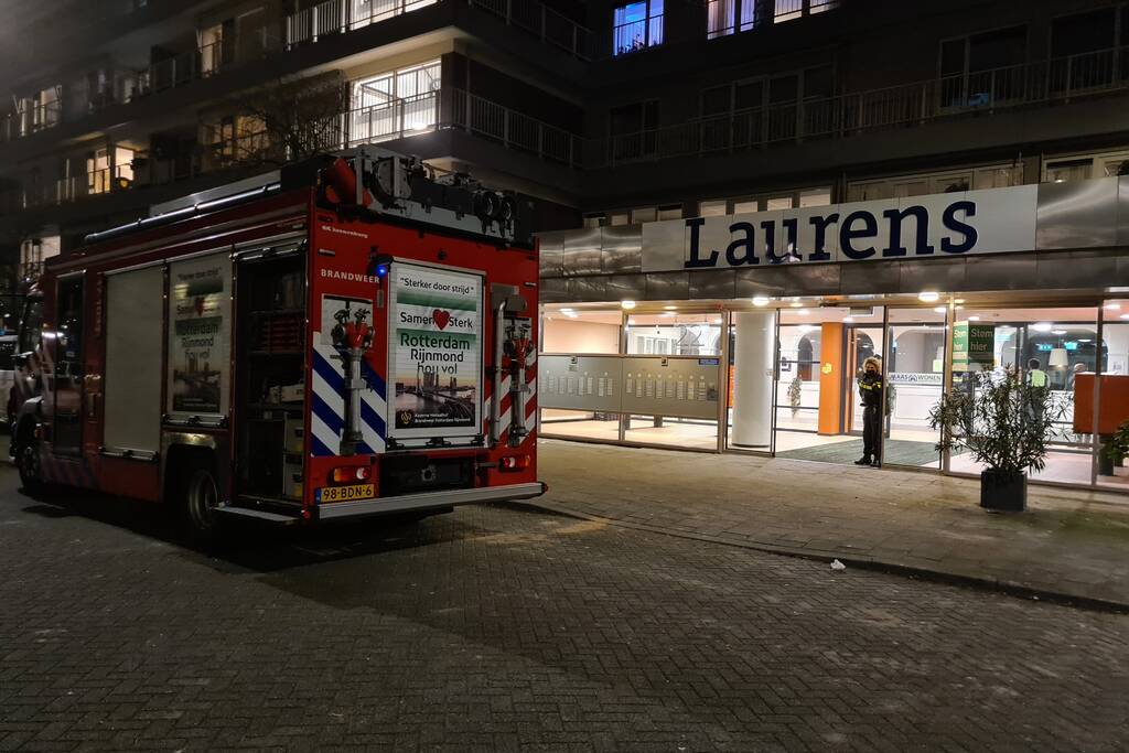 Brand in appartementencomplex snel geblust