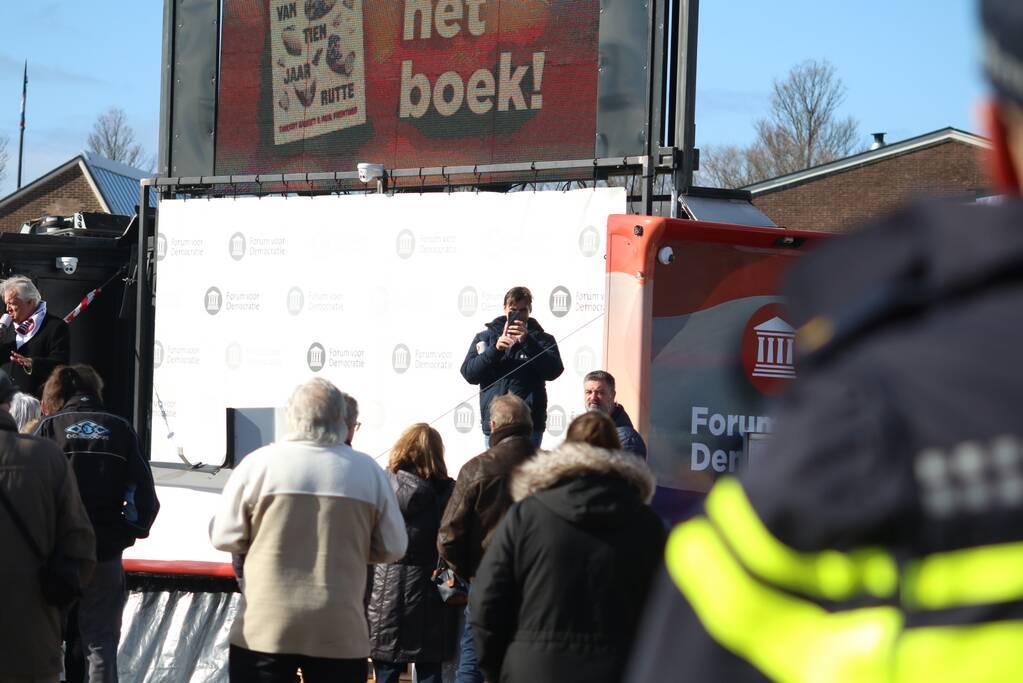 Bijeenkomst Forum met Thierry Baudet trekt veel belangstelling