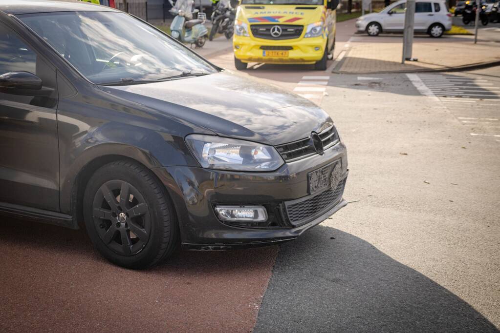 Bestuurder landt op zijn kant met Canta