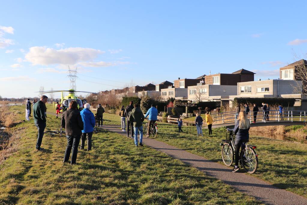 Veel bekijks bij inzet van traumahelikopter